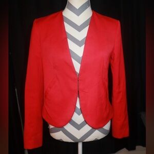 Cute bold red blazer US 8